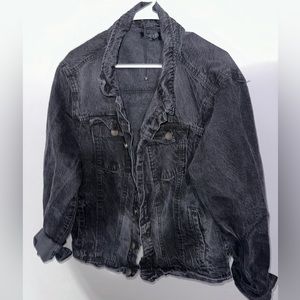 Track 23 black Jean jacket